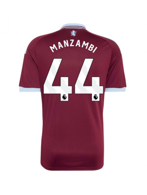 Aston Villa Johan Manzambi #44 Heimtrikot 2026-27 Kurzarm Aston Villa Johan Manzambi #44 Heimtrikot 2026-27 Kurzarm